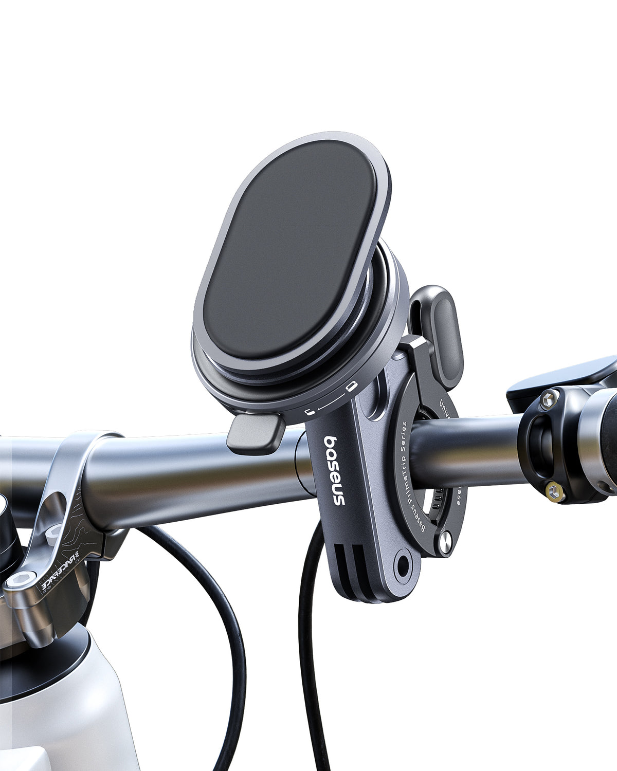 Baseus PrimeTrip Series Stick-on Type Bike Phone Mount Cosmic Black